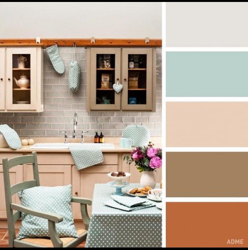 Перфектните цветови комбинации, с които визуално ще направите малката си кухня да изглежда по- голяма и просторна (Снимки)