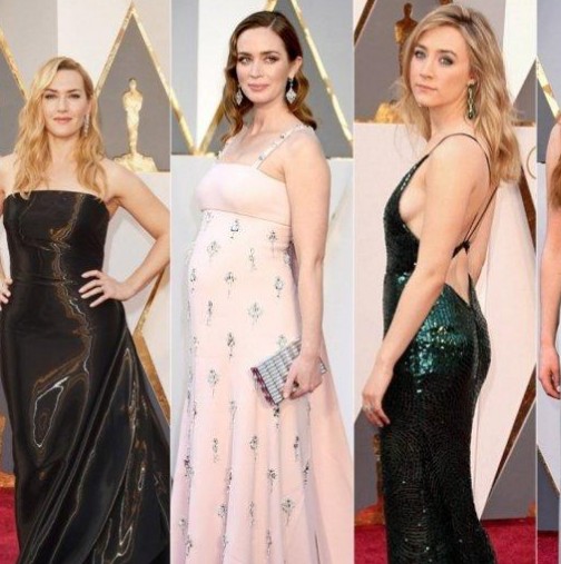 Вижте кои звезди бяха с най-красивите рокли на "Оскарите" и събраха всички погледи (снимки)