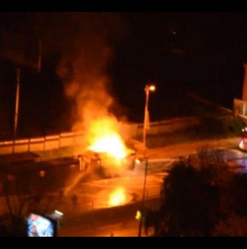 Извънредно! Хората в паника: Инцидент на Цариградско шосе! Запали се ...