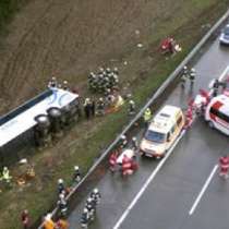 Тежка катастрофа с български автобус в Украйна - 7 загинали
