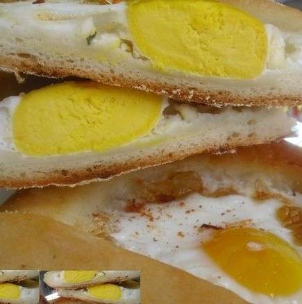 Яйца в тесто