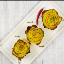 Ето как да си направите хрупкави рози от картофи. Супер лесно и бързо и ще шашнете всички (Ръководство в снимки)