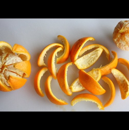 Премахнете негативната енергия от дома с кори от портокал! 