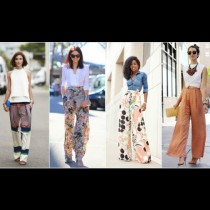 30 пролетни комбинации с широки, цветни панталони за 2016