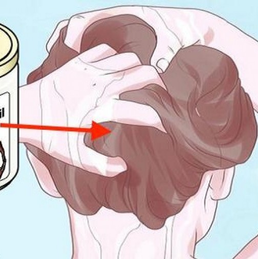 Как да сложите кокосово масло в косата си, за да я спрете да посивява, изтънява, или пада