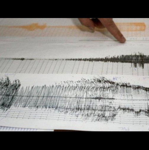 Земетресение на 60 километра от София