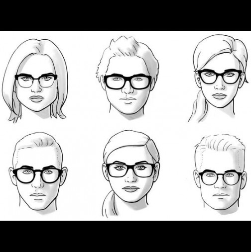 Как да изберете най- правилните очила за вас според формата на лицето ви (Снимки)