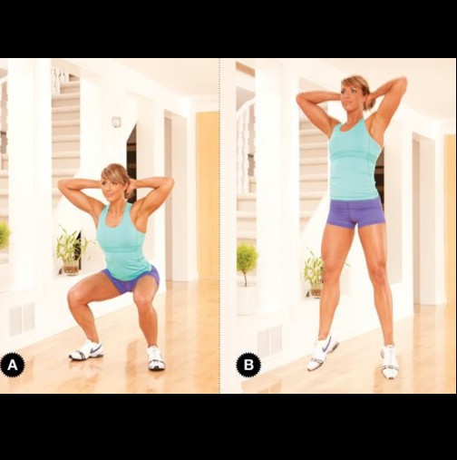 Секси крака за 5 дни. Тренировка за домашни условия, която ще извае и стегне краката ви за летния сезон (Снимки)