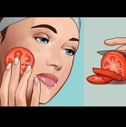 Изпробвано: Сложете парче домат на лицето, а след час... фантастична промяна! Грехота е да не опитате!