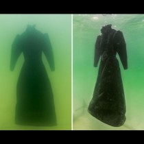 Мъртво море погълна тази рокля за цели 2 години. Когато я извадиха от водите, ефектът беше изумителен (Снимки)