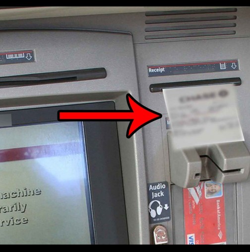 Използвате ли банкомати? Не взимайте бележката след транзакцията! Ето защо!