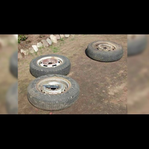 Давам старите гуми на съседа - не, не за колата му. Страшен майстор е - прави от тях истински чудеса в градината! (Снимки)