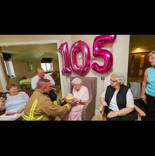 Това бабе скри шапката на всички девойчета! Тя отпразнува 105-тия си рожден ден така, както малцина 20-годишни се осмеляват!