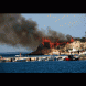 Кадри от огнения ад, който блокира десетки българи на остров Тасос (Видео)