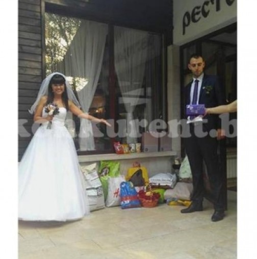 Младоженци от Враца разтопиха сърцата с благородната си постъпка