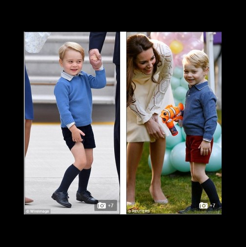 Чудите ли се защо Кейт винаги обува малкия принц Джордж в къси панталонки дори когато е студено? Ето и отговора