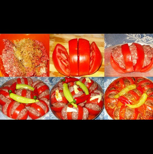 Снощи го хапвахме в арабския ресторант, днес реших да изненадам домашните: Уникални пълнени доматки по арабски!