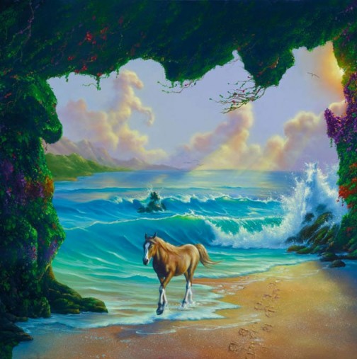 Само 2% от хората могат да намерят шестте коня скрити в картината. Дали сте един от тях?