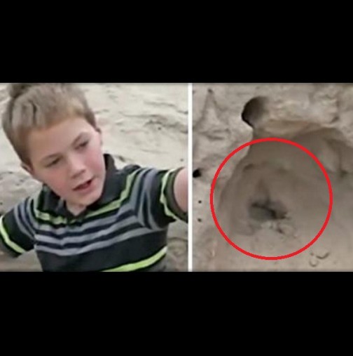 Играейки си на пясъка, момченцето и не подозираше, че след 5 минути животът му ще се промени завинаги!