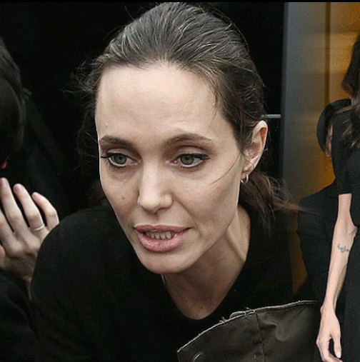 Джоли не е на себе си след развода.Удари 34 кг- всички са много притеснени за нея (снимка)