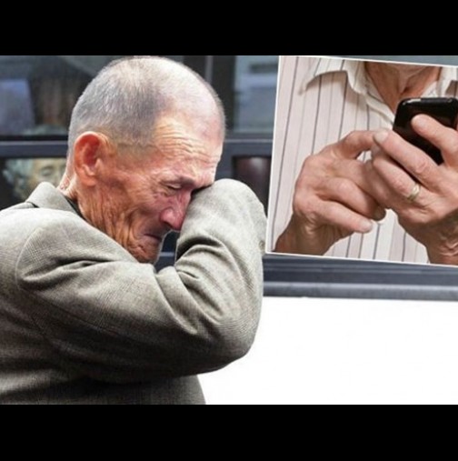 Възрастен човек отишъл в сервиз и попитал какво се случва с неговия телефон. Когато му казали, че всичко е наред ... заплакал!
