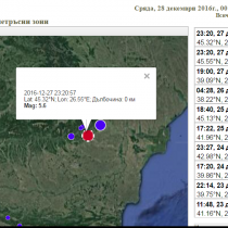 Силно земетресение в Румъния разлюля Северна България