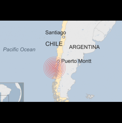 Мощно земетресение удари Чили, има опасност от цунами