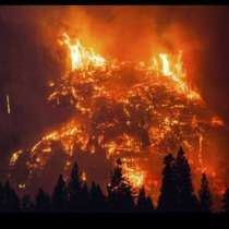 Огромният пожар в Калифорния-Видео