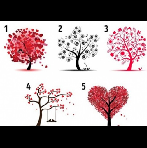 Избери си бързо едно от дърветата и разбери как си способна да обичаш!