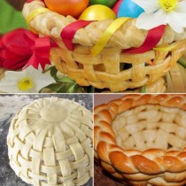 Специалитетът на леля ми, сега и ние го правим-Великденска кошница за яйца от тесто