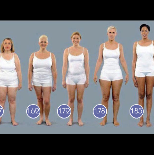 Женска таблица: Ето колко трябва да тежите според височина, килограми и структура на тялото