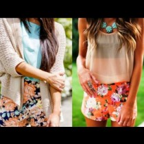 Къси флорални панталонки за лято 2017