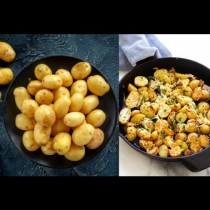 Така ги прави сестра ми в Италия и всеки път стават мозък! Даже не мие картофите, само обърква всичко, пече и после - мамма миа!
