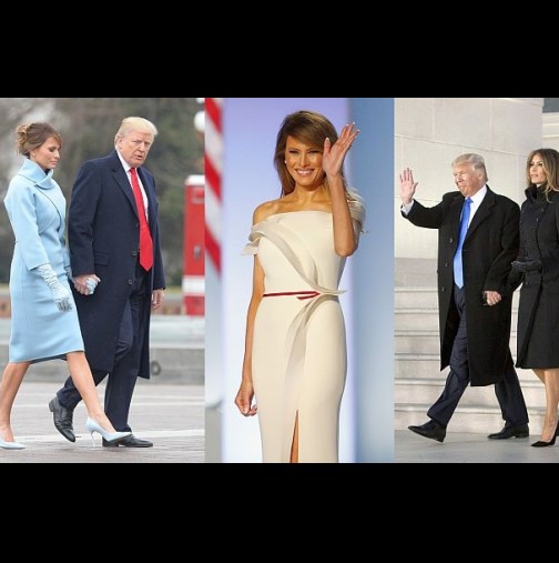 Този път Мелания Тръмп надмина себе си с прекрасната си цветна рокля! (Снимки)