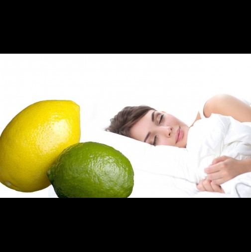 Заради ремонта спах при сестра ми и тогава видях как всяка вечер си слага лимони до леглото!