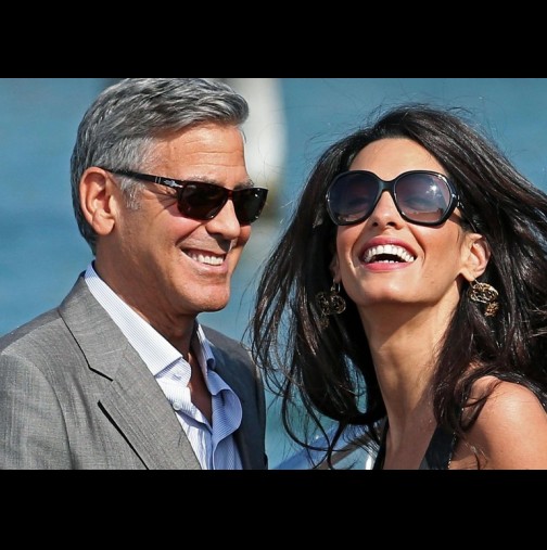 Джордж и Амал Клуни събраха погледите с последната си снимка! Ето как ги изловиха папараците!