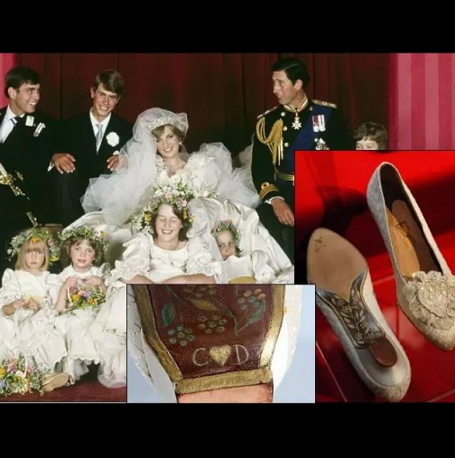 Ето какво е тайното послание в сватбените обувки на принцеса Даяна (Снимка)