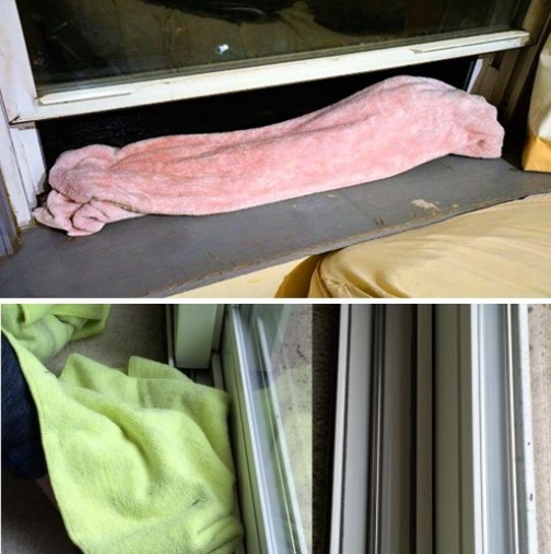 Мъжът ми го измисли: снощи сложи мокра кърпа на прозореца. Първо го изгледах странно, но на сутринта го разцелувах! Гениално!