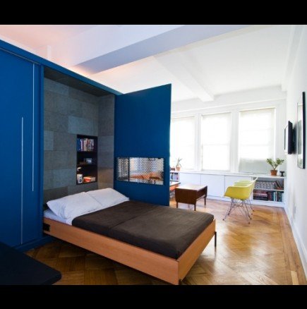 Интересен "разгъващ" се апартамент - много стаи в 40 кв.м.