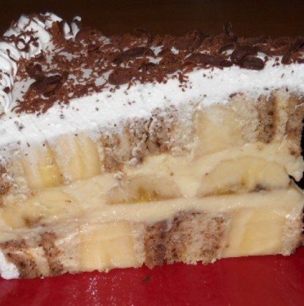 Бързо и без печене: уникална кремообразна торта с бисквити и банани