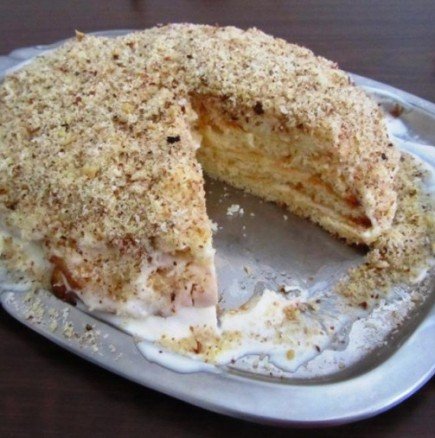 Торта Сметанов сън - чудно вкусна и лесна