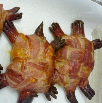 Украсете детския празник с вкусни костенурки от кайма