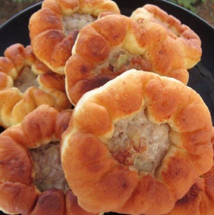 Беляши - руски пирожки с кайма от студения Сибир