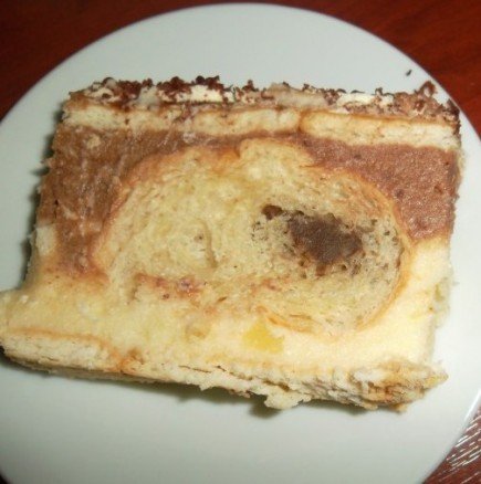 Истински екстаз: бисквитена торта с кроасани, крем и шоколад - не се колебайте, страхотна е!
