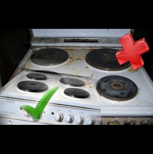 Сбогом упорити петна: Супер прост трик за почистване на печката!