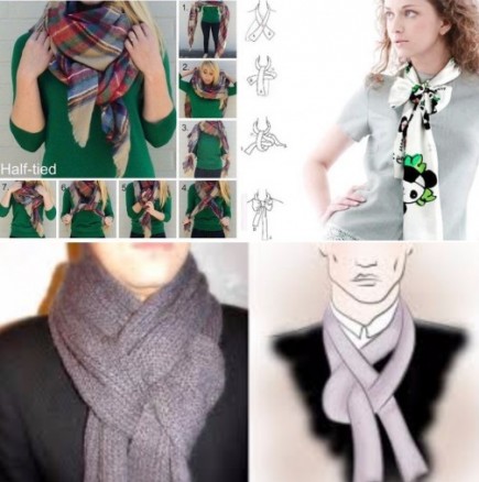 Как се връзва шал