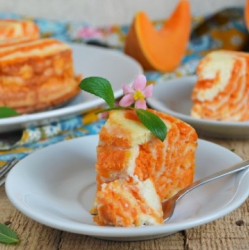 Класика за есенно-зимните студени дни: Мраморният десерт с тиква е деликатес и бижу за делник и празник