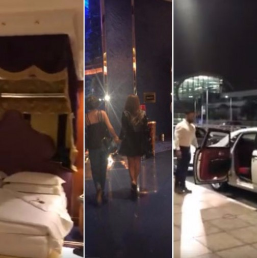 Мария я глезят като принцеса-Вече е в Дубай, в най-луксозния хотел на Света-Пусна видео от хотелската стая