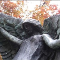 Черния Ангел на гробище