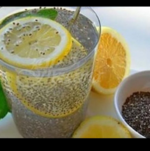 Рецепта за чиа вода с лимон за стопяване на коремчето